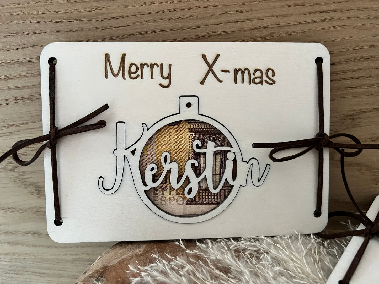 Personalized Money Gift Christmas Ball