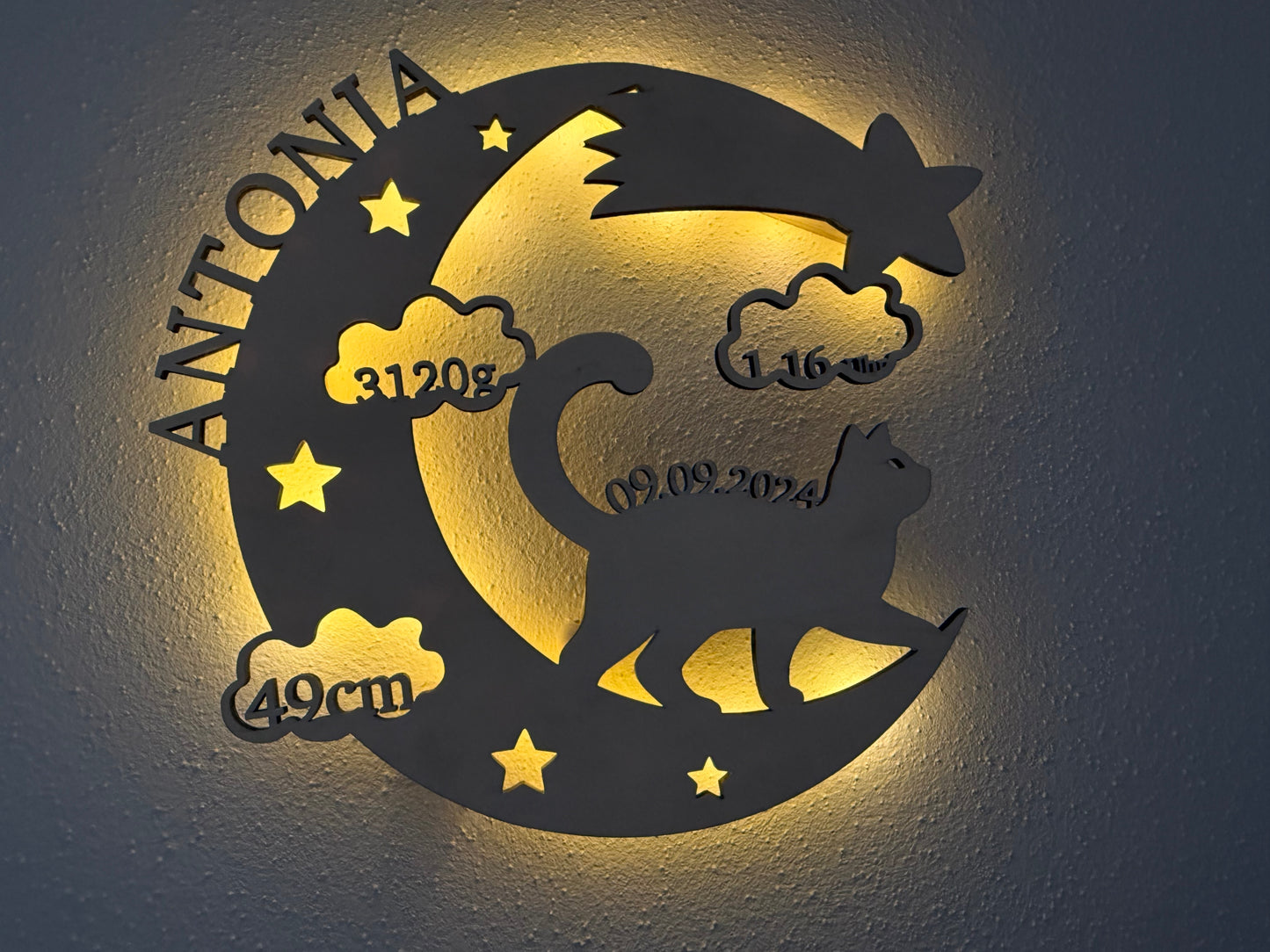 night light cat
