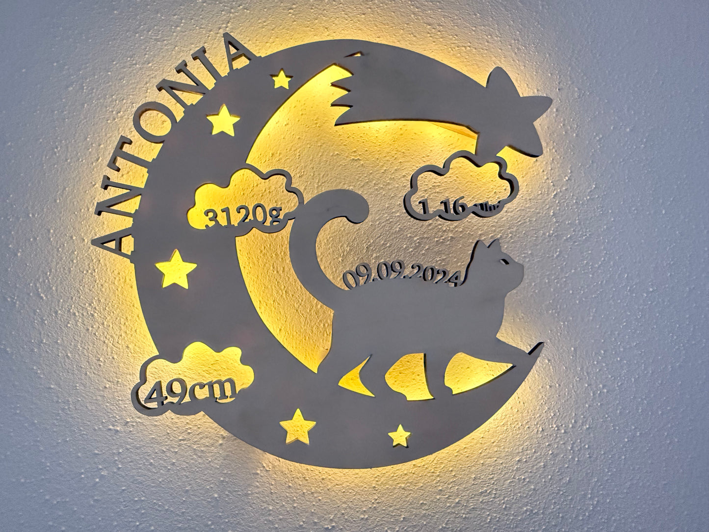 night light cat