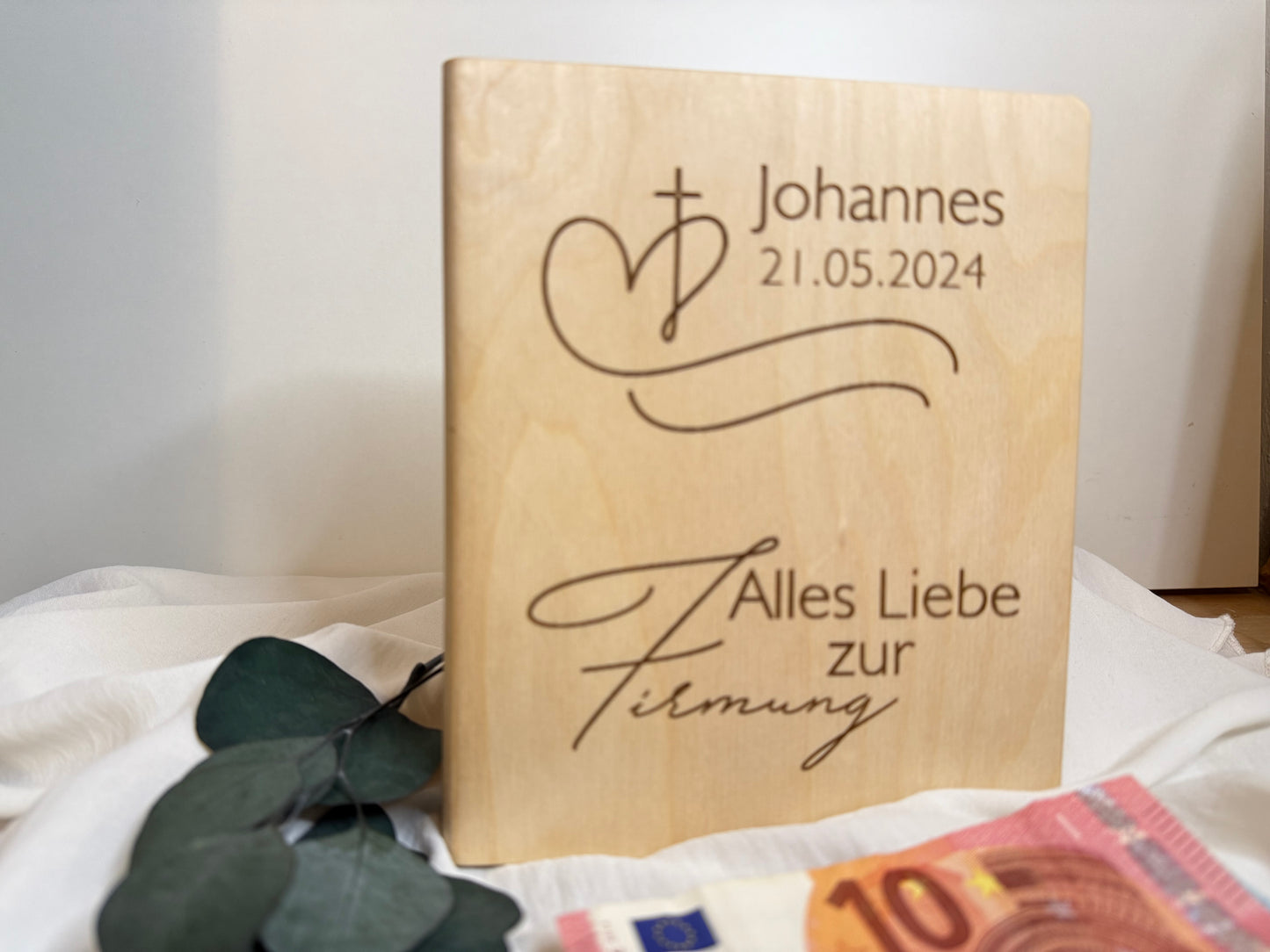 Confirmation money box personalized