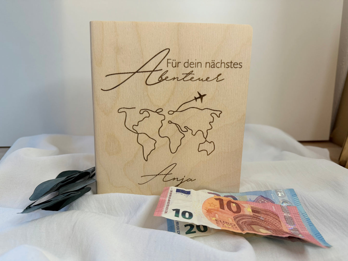 travel money box personalized