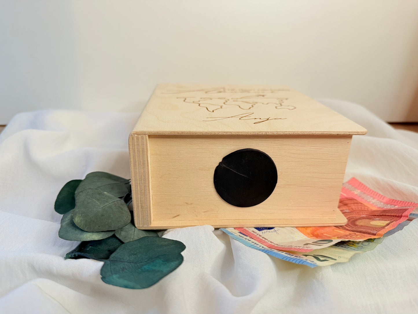 travel money box personalized