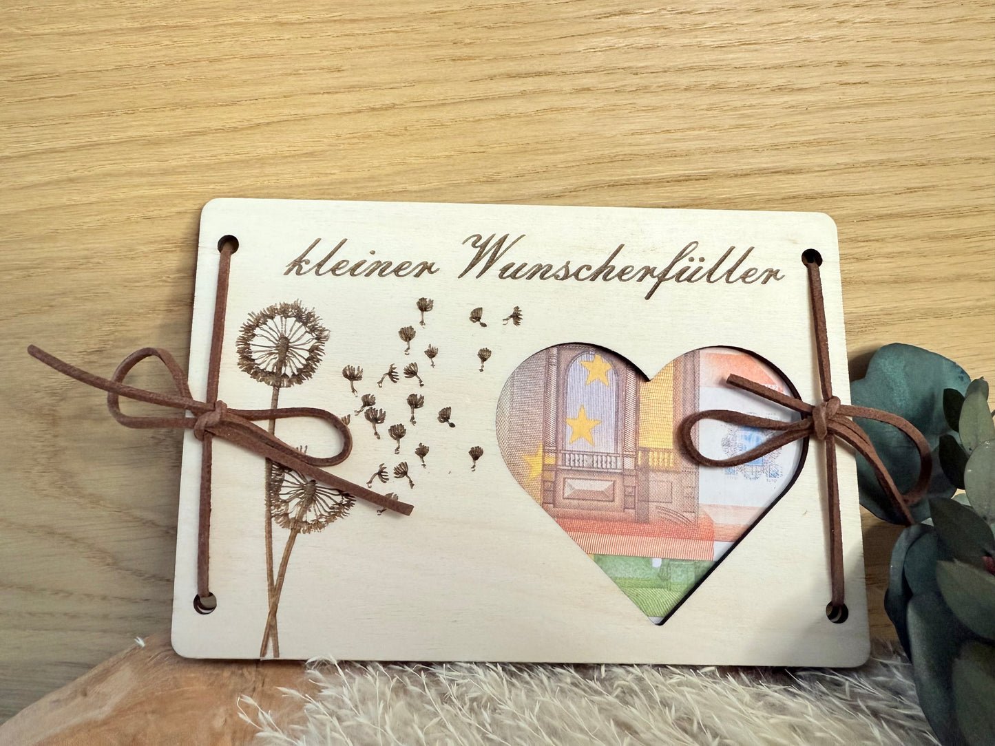 Geldgeschenk kleiner Wunscherfüller