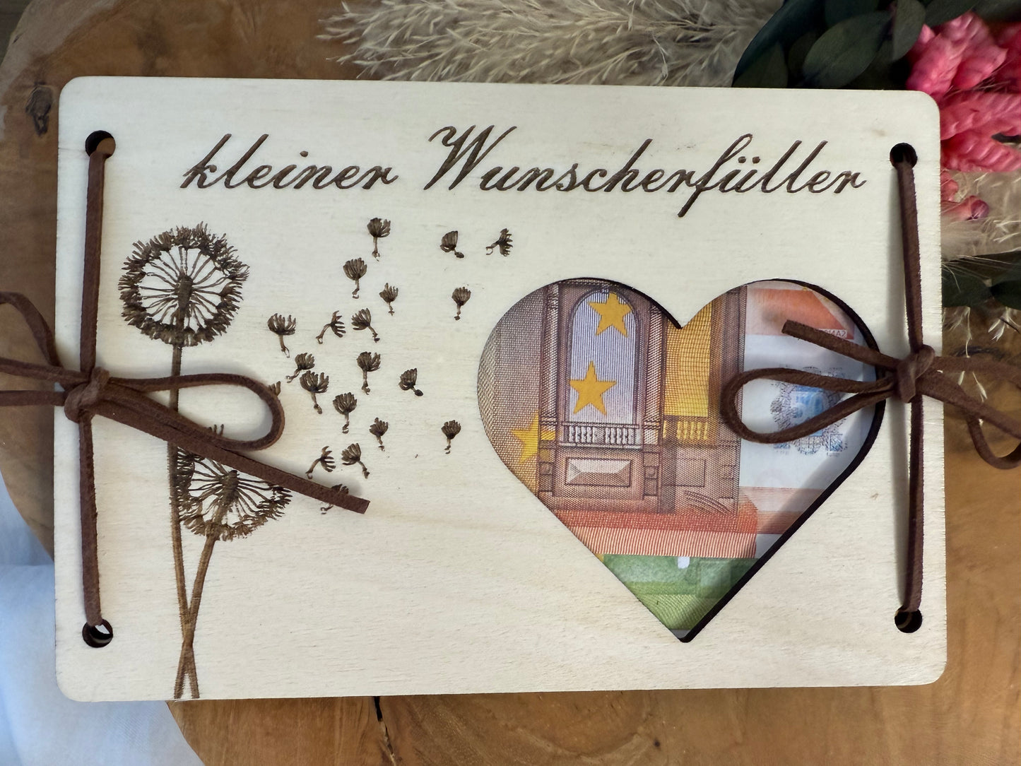 Geldgeschenk kleiner Wunscherfüller