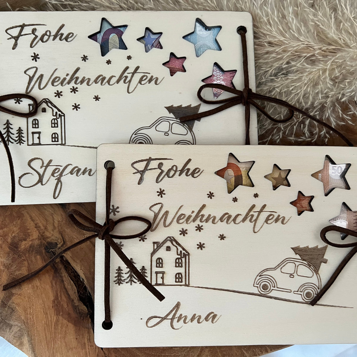 Geldgeschenk Weihnachten personalisiert
