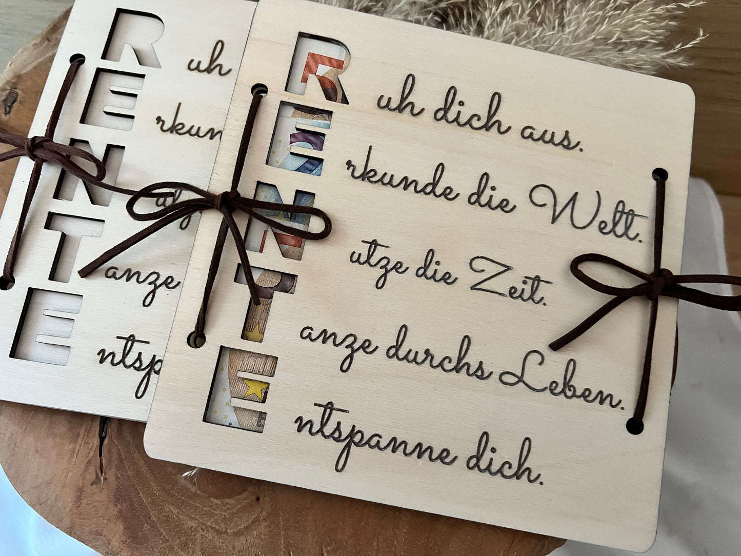 Geldgeschenk zur Rente