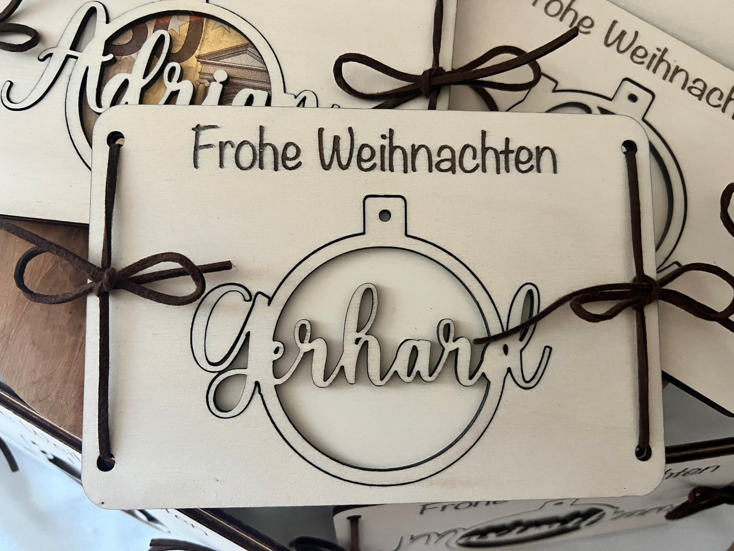 Personalized Money Gift Christmas Ball
