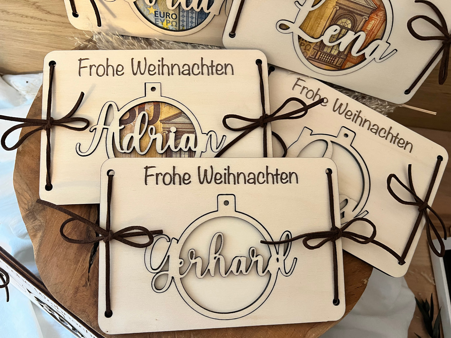 Personalized Money Gift Christmas Ball