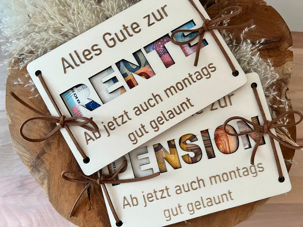 Geschenkidee zur Rente/Pension von Kollegen und Kolleginen