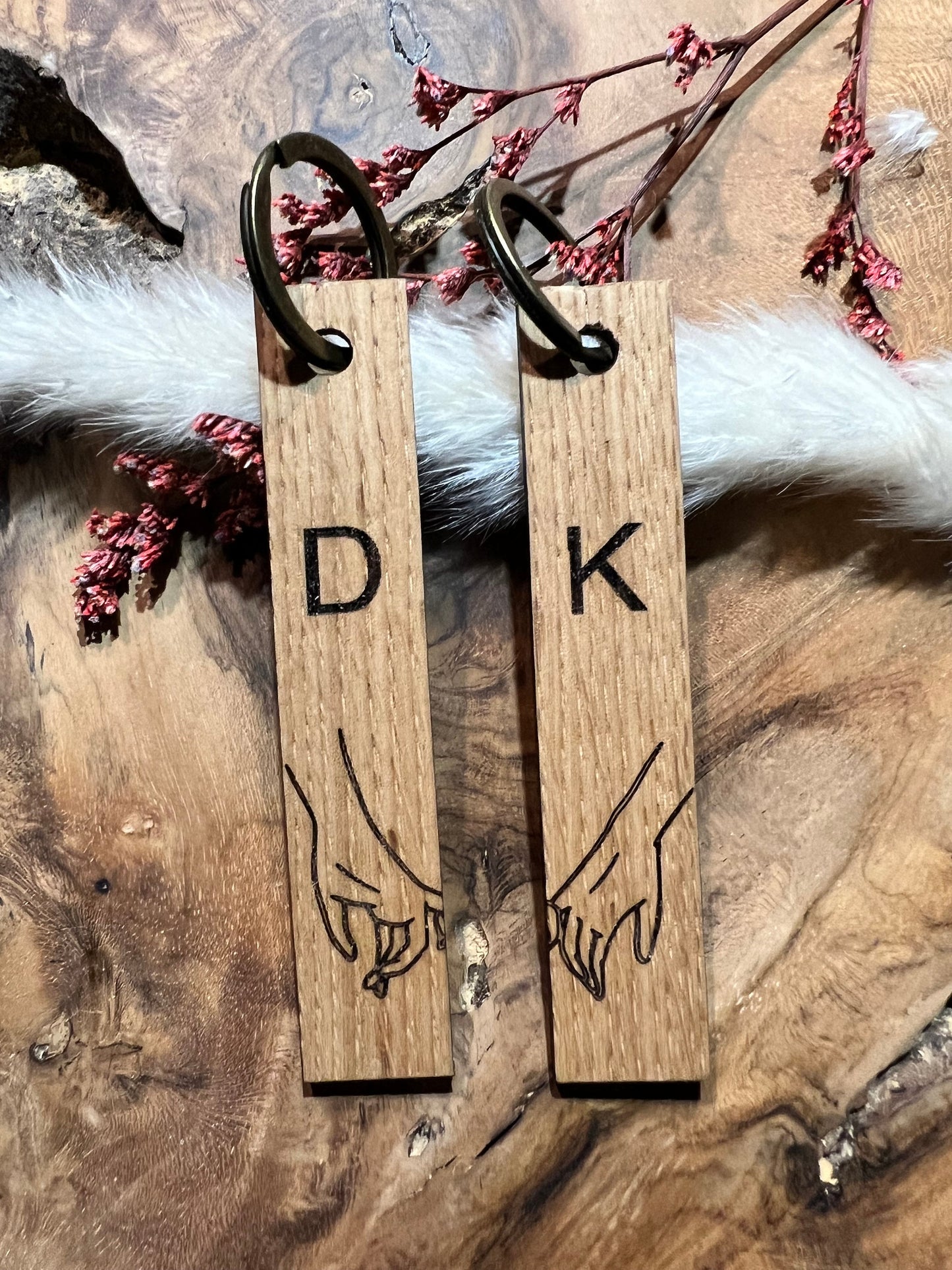 Schlüsselanhänger aus Holz