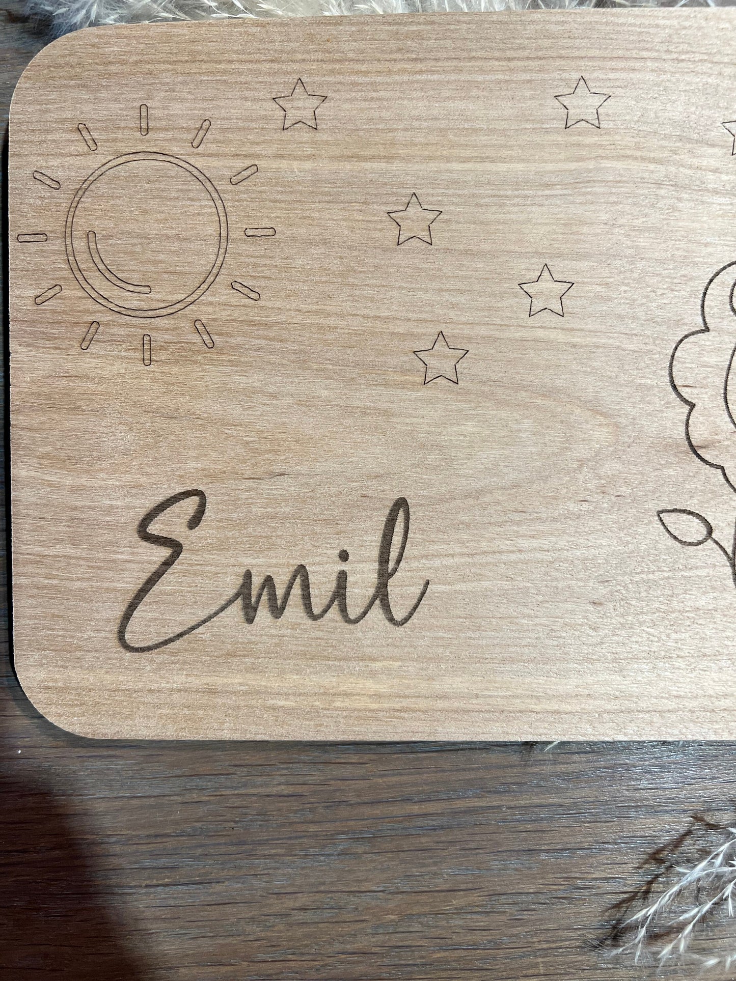 Breakfast board wood