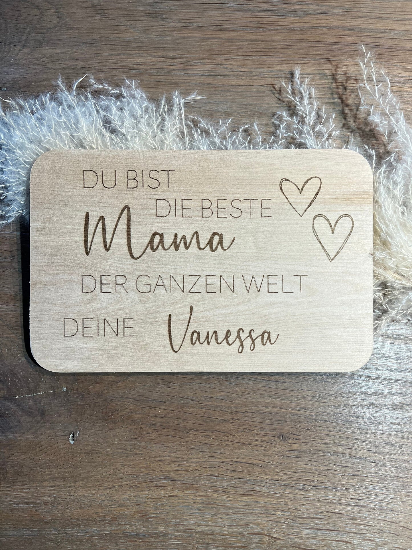 Breakfast board personalized for mom