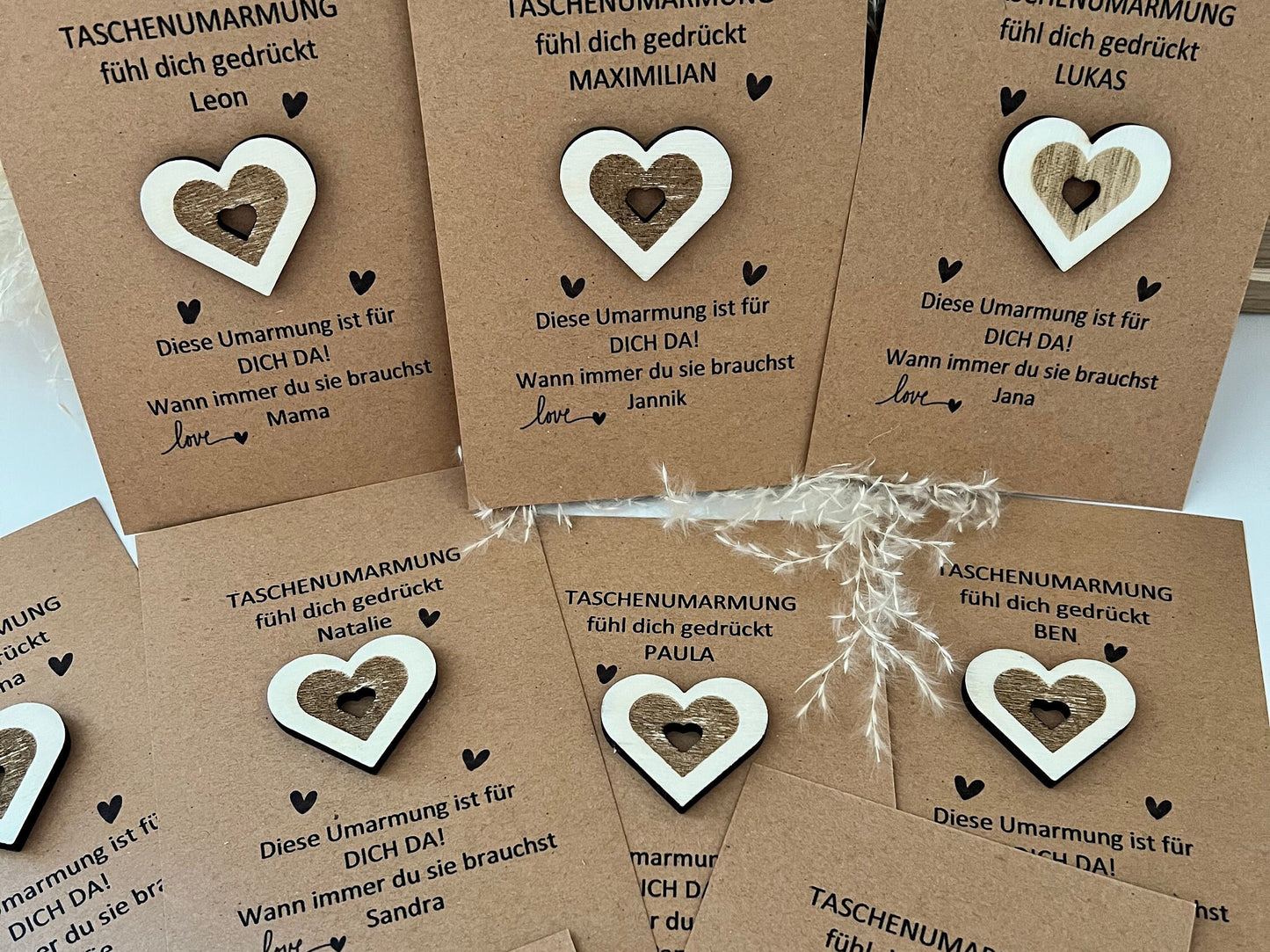 Lucky charm heart personalized