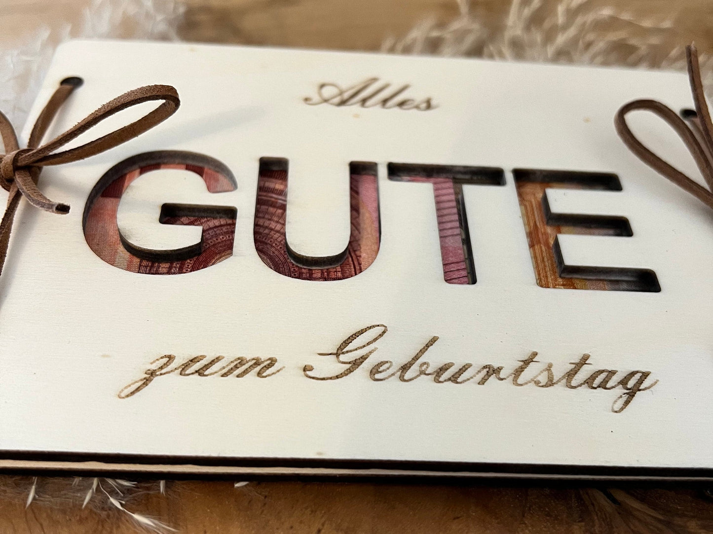 Cash gift for birthday