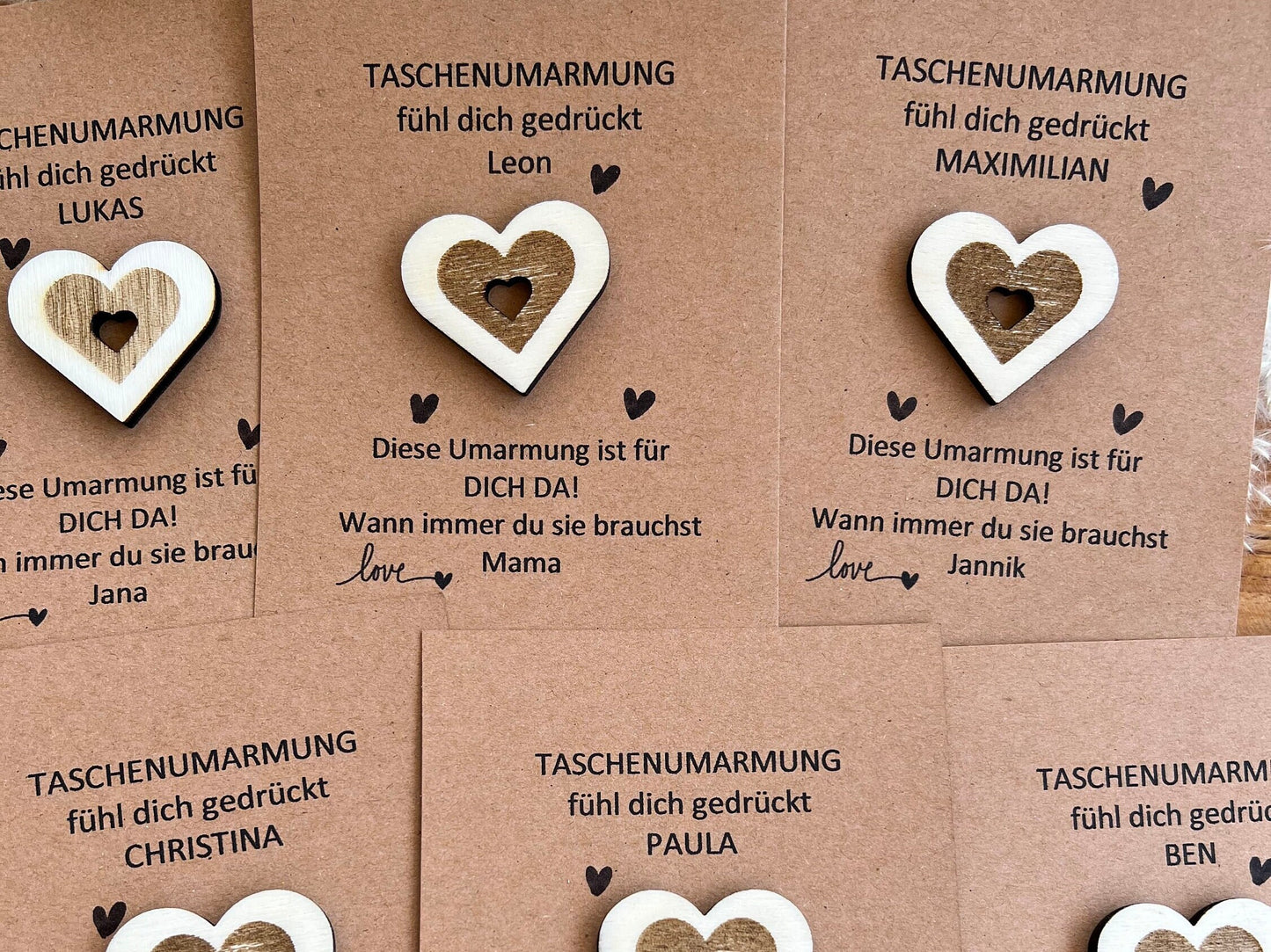 Lucky charm heart personalized