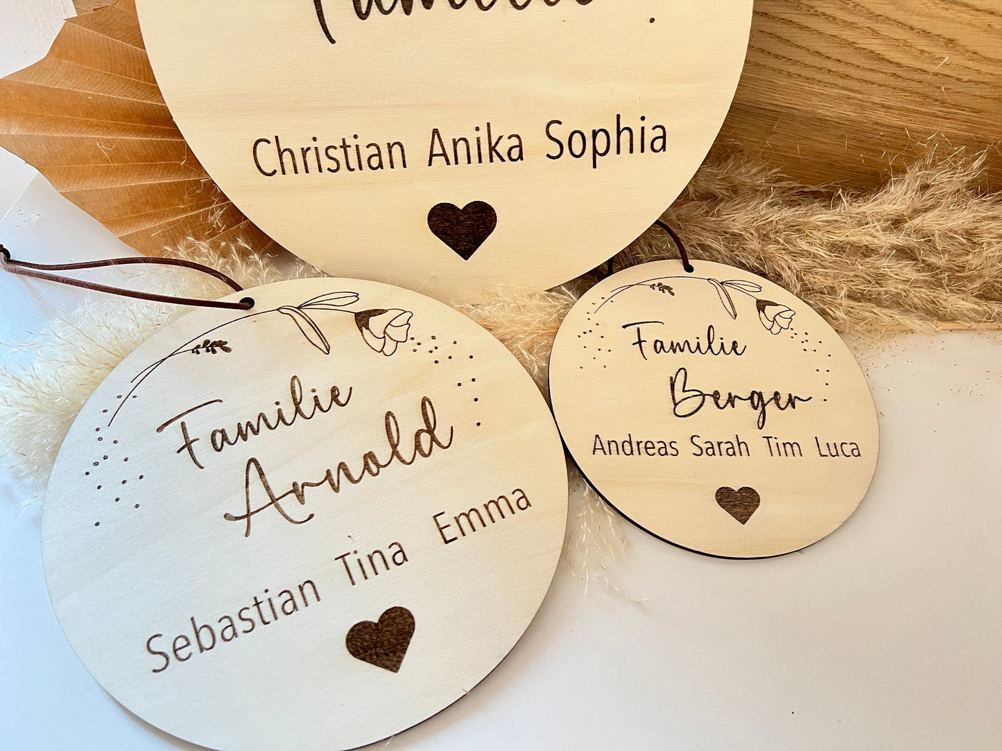 Schild Familie personalisiert