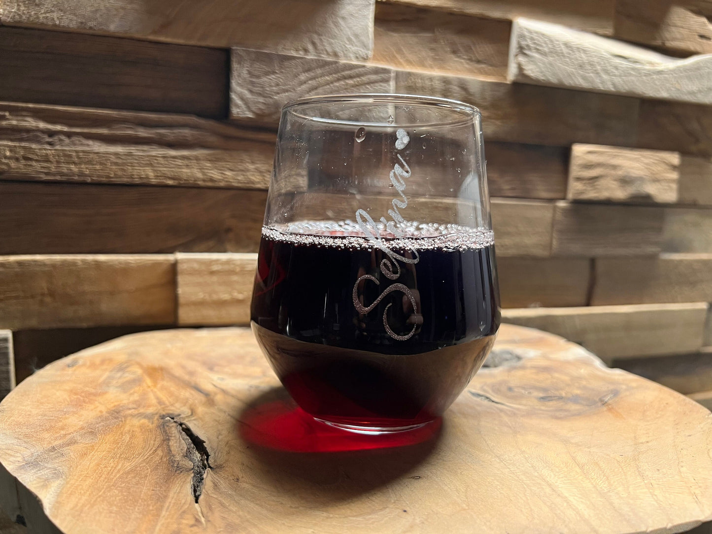 Graviertes Trinkglas mit Namen
