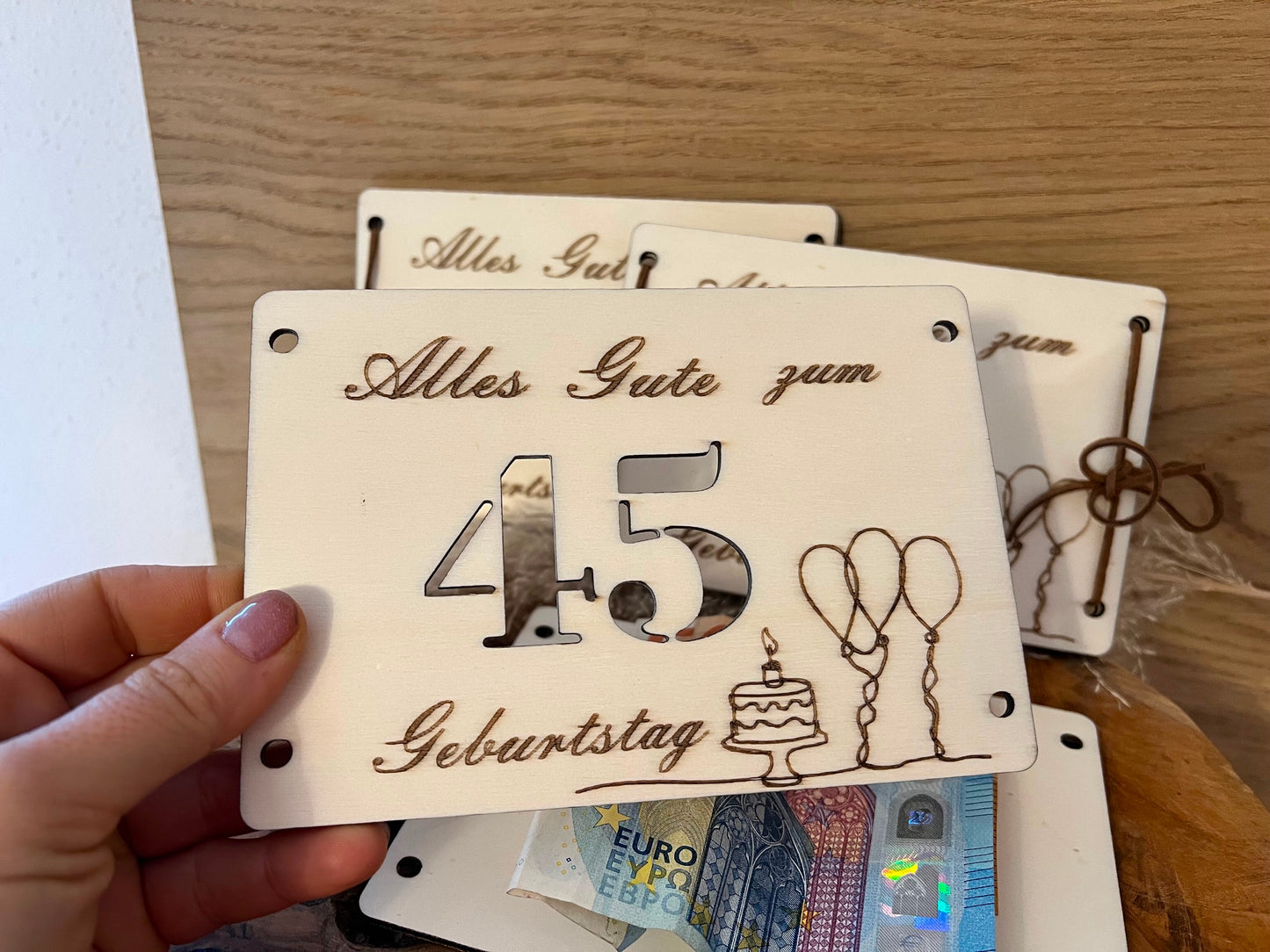 Geldgeschenk zum Geburtstag individuell
