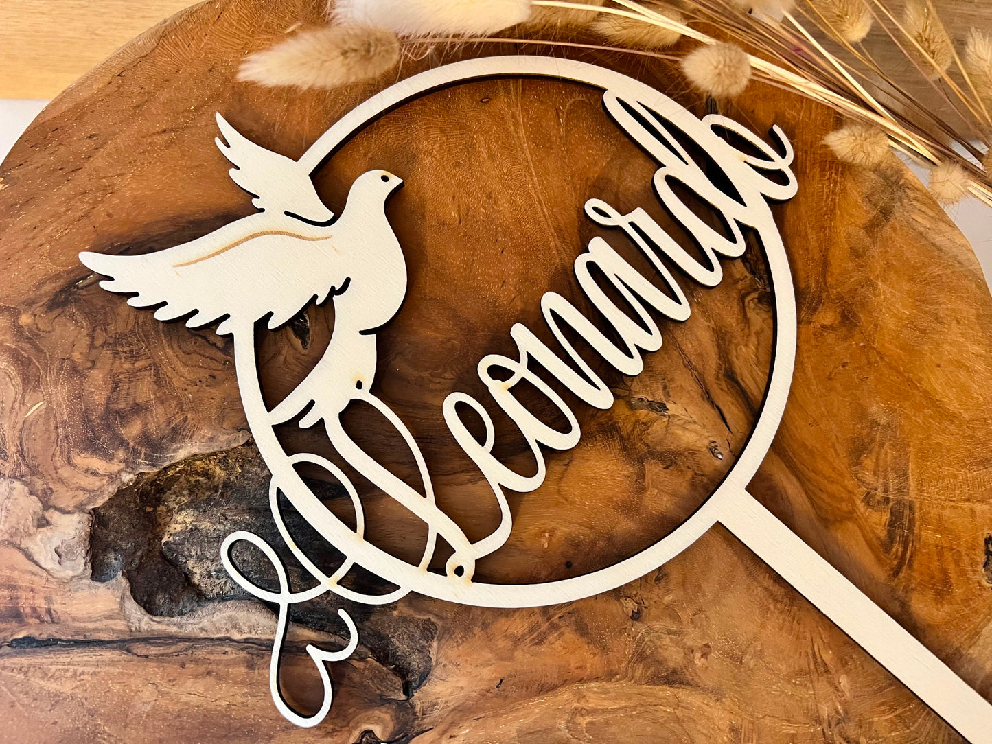 Cake topper personalisiert zur Taufe/Kommunion/Konfirmation