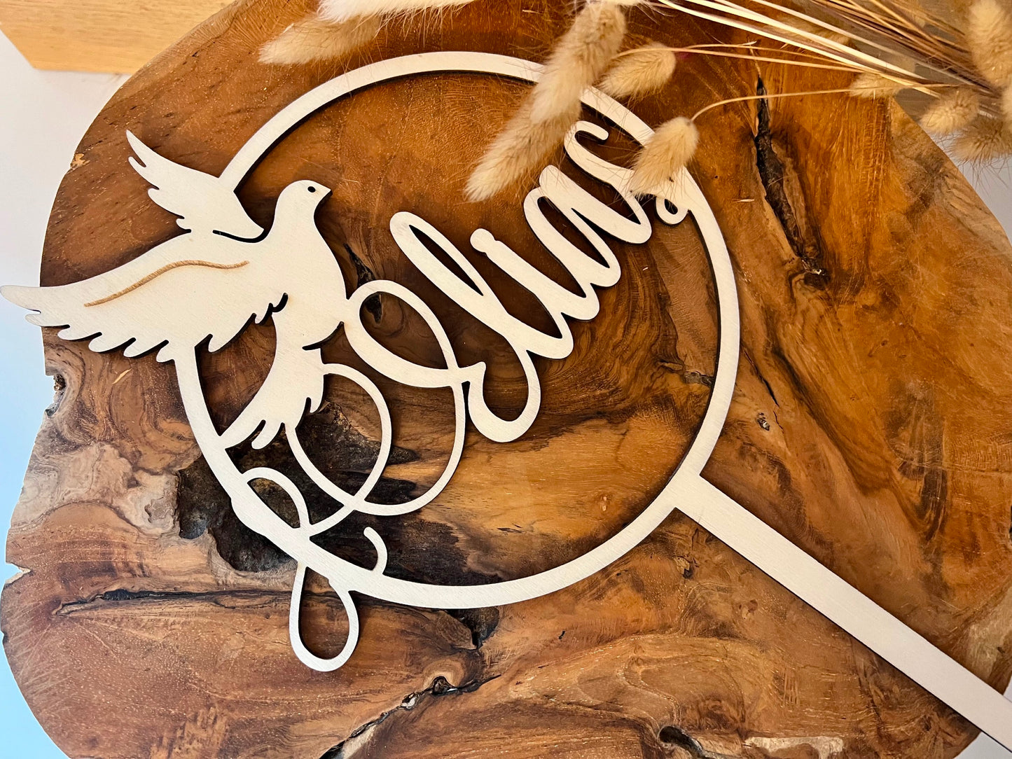 Cake topper personalisiert zur Taufe/Kommunion/Konfirmation