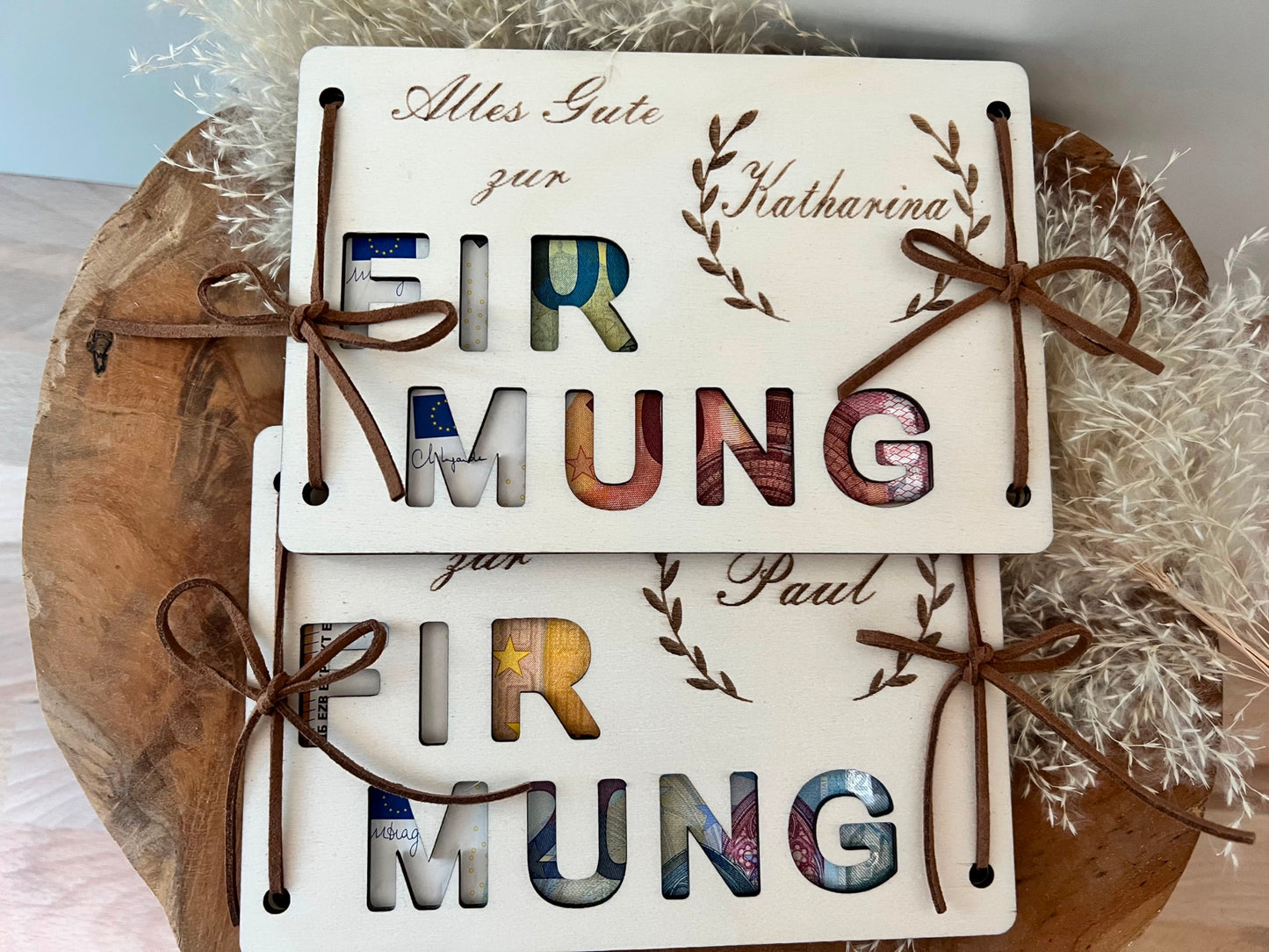 Geldgeschenk-Firmung-Karte