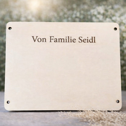 Hochzeitsgeschenk personalisiert