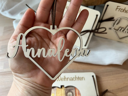 Personalized Money Gift Christmas Heart
