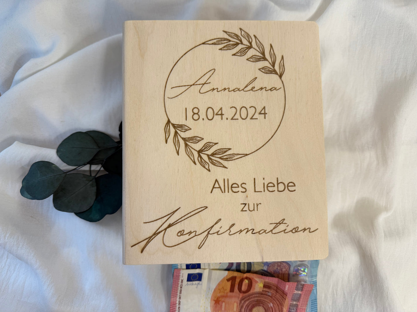 Confirmation money box