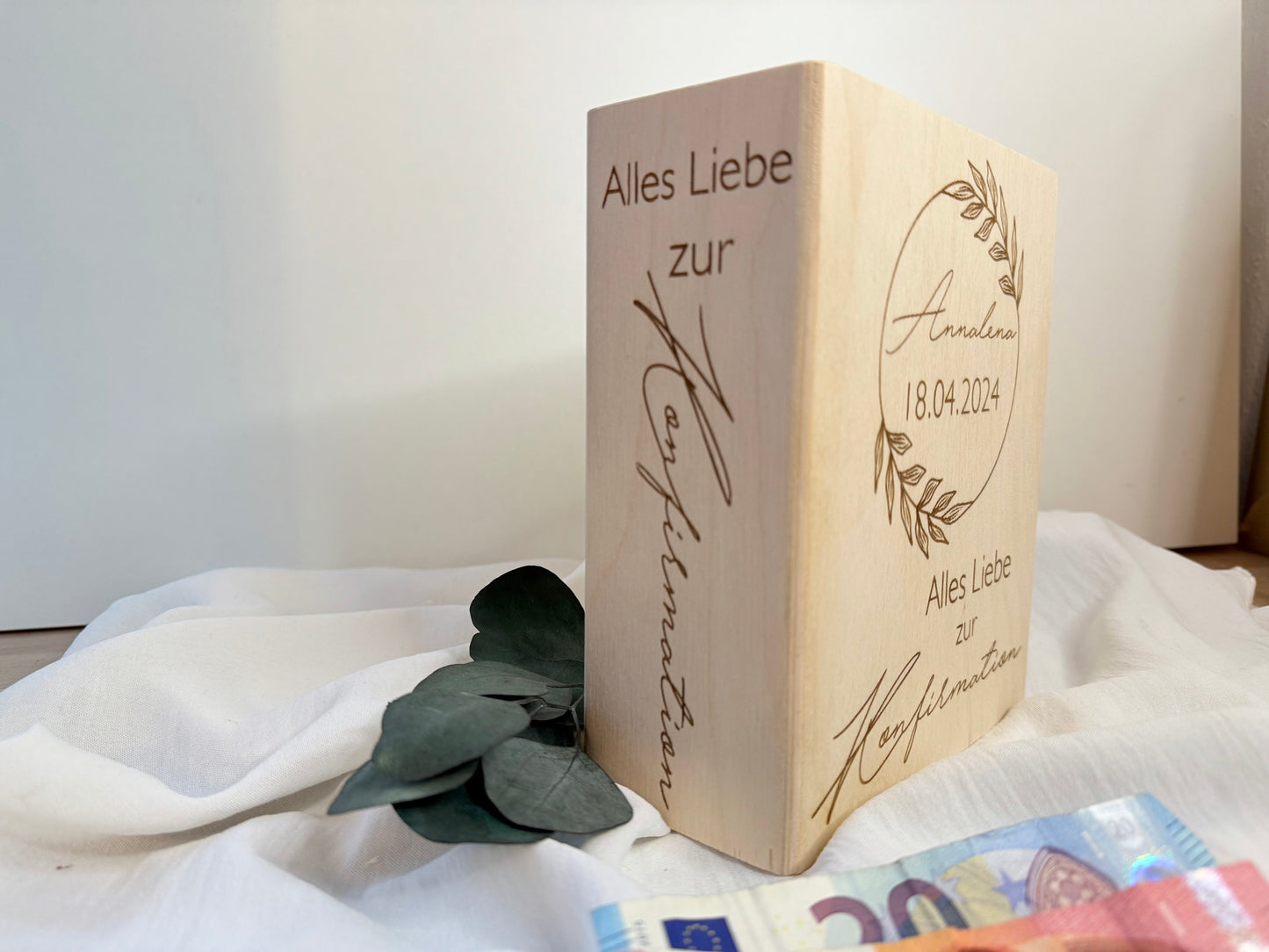 Confirmation money box
