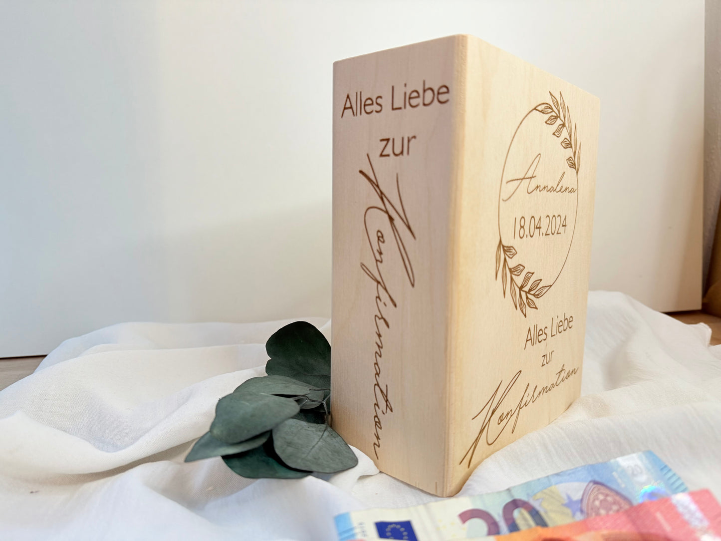 Confirmation money box