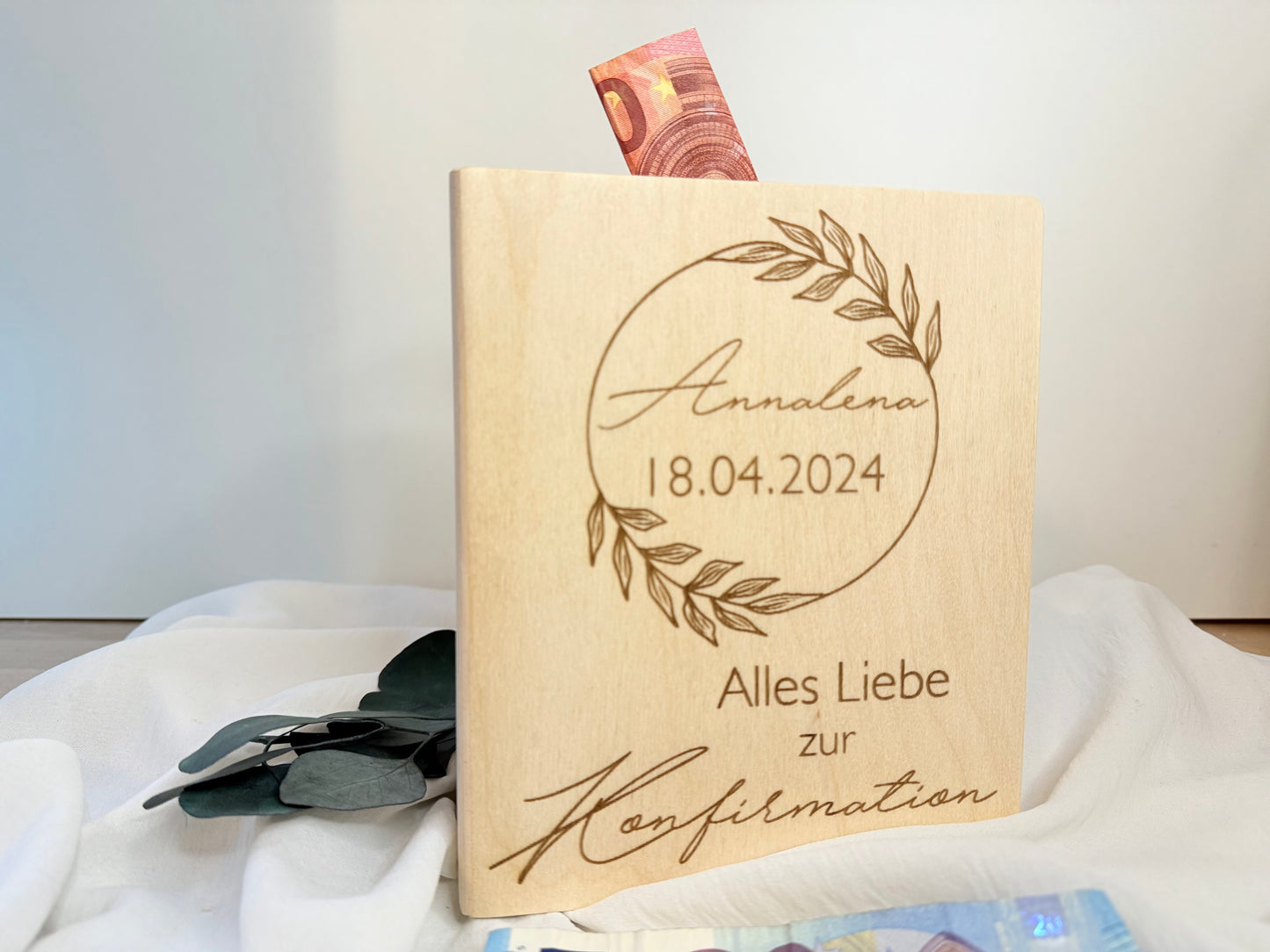 Confirmation money box