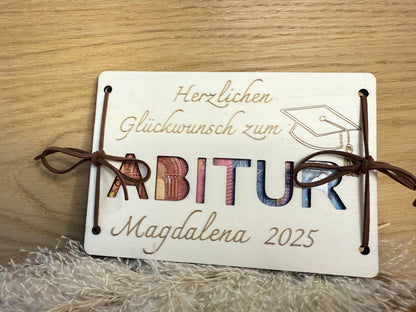 Geldgeschenk zum Abitur