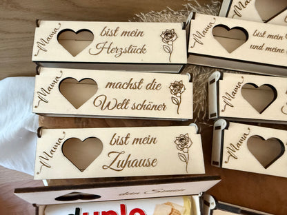 Muttertags Geschenkbox aus Holz