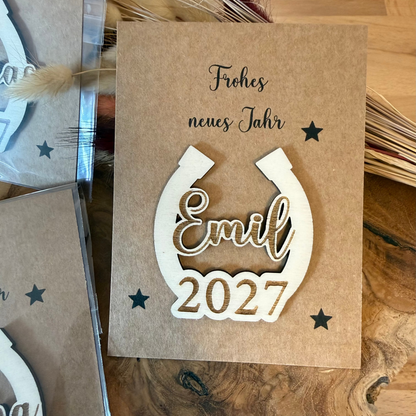 Silvester Glücksbringer personalisiert