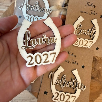 Silvester Glücksbringer personalisiert