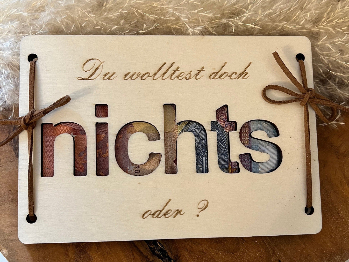 Geldgeschenk du wolltest doch nichts oder?
Für alle die sich nichts Wünschen ist eine schöne Möglichkeit doch Geld zu verschicken.