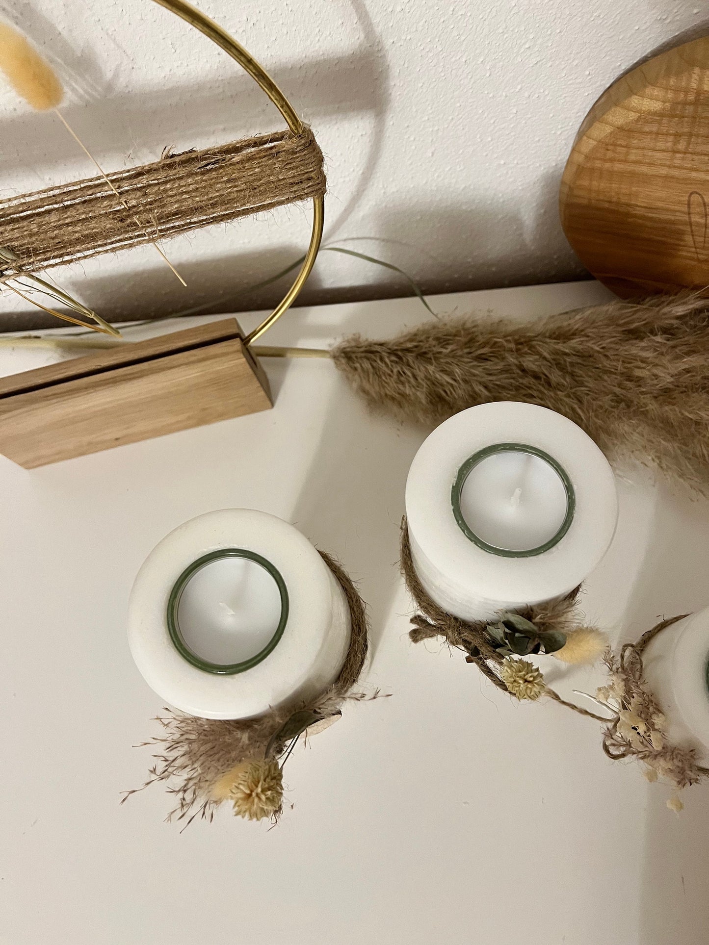 Decorative candles reusable