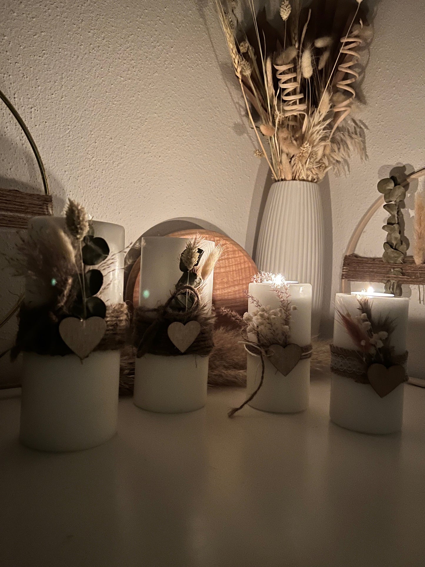 Decorative candles reusable