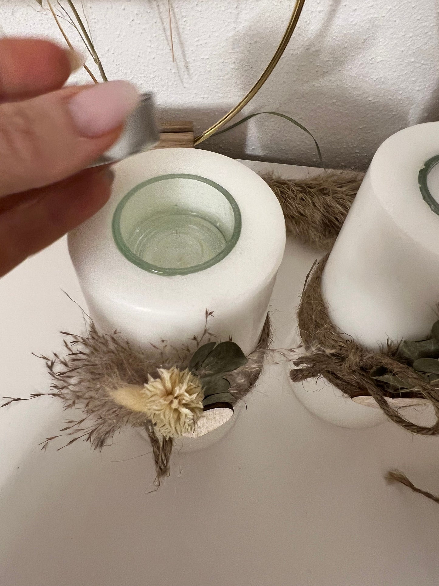 Decorative candles reusable