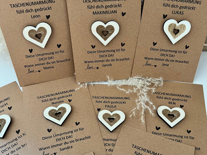 Glücksbringer Herz personalisiert