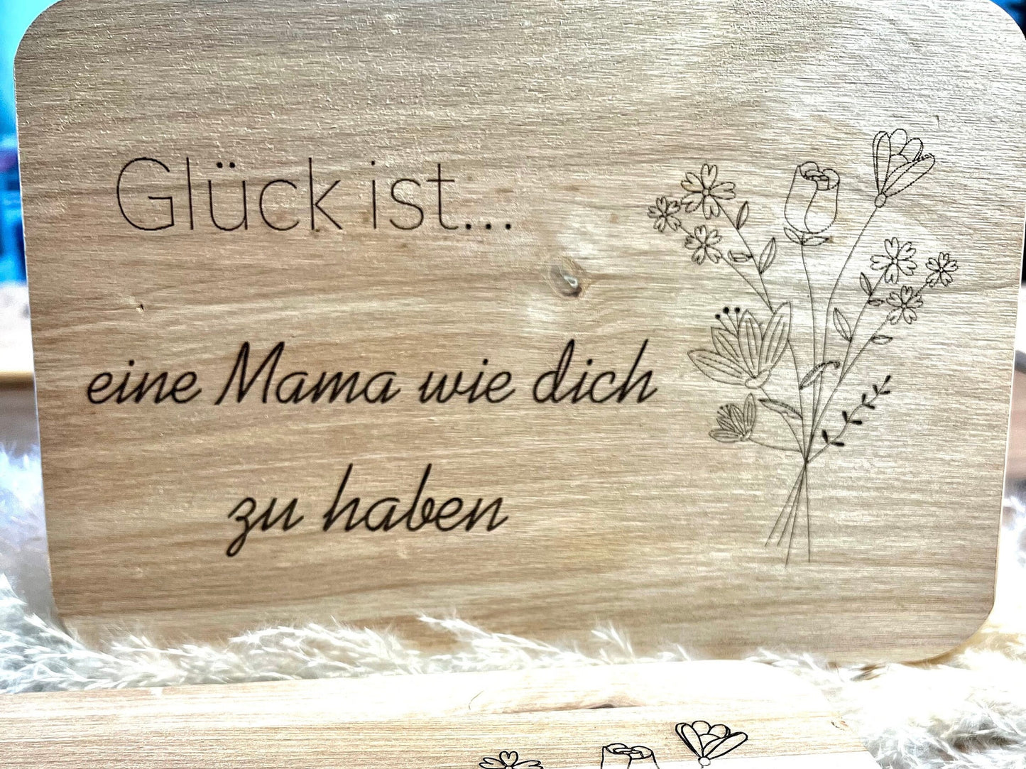 Frühstücksbrettchen für Mama