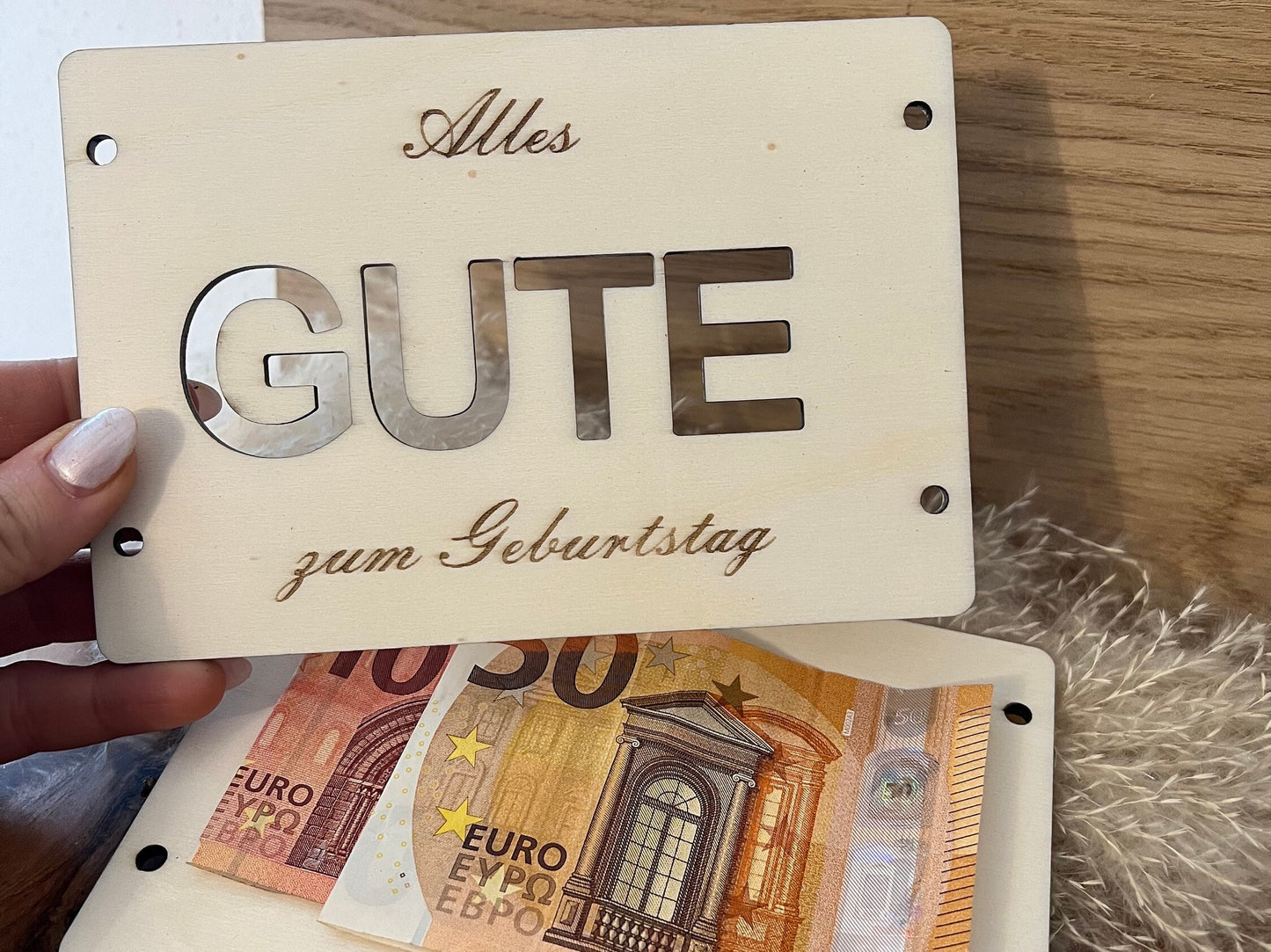 Cash gift for birthday