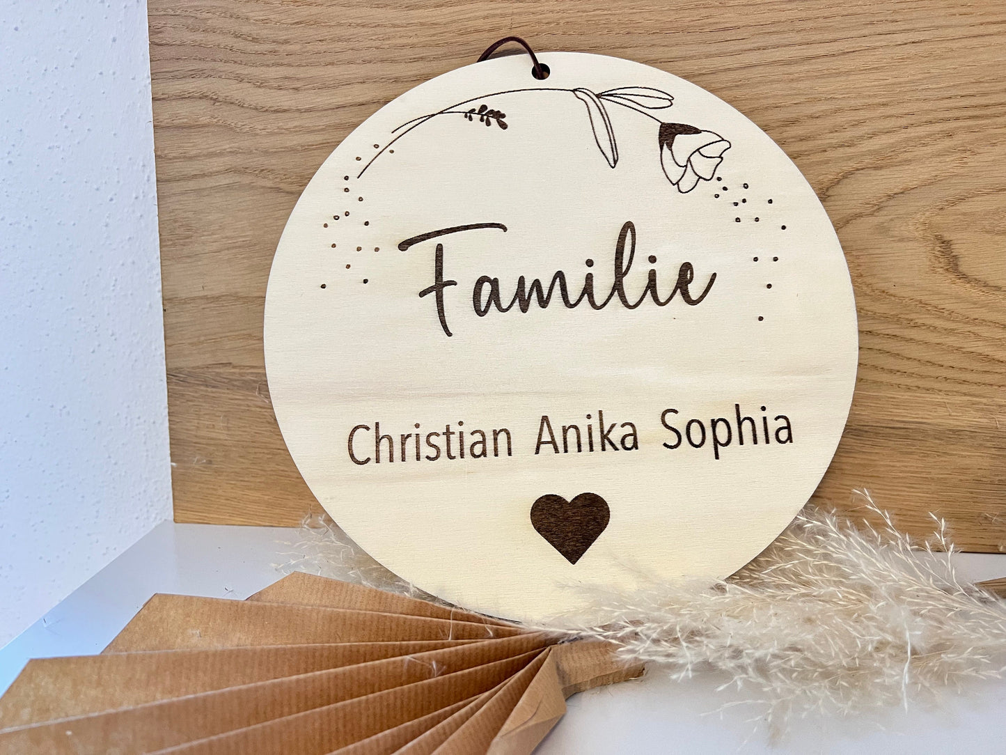 Schild Familie personalisiert