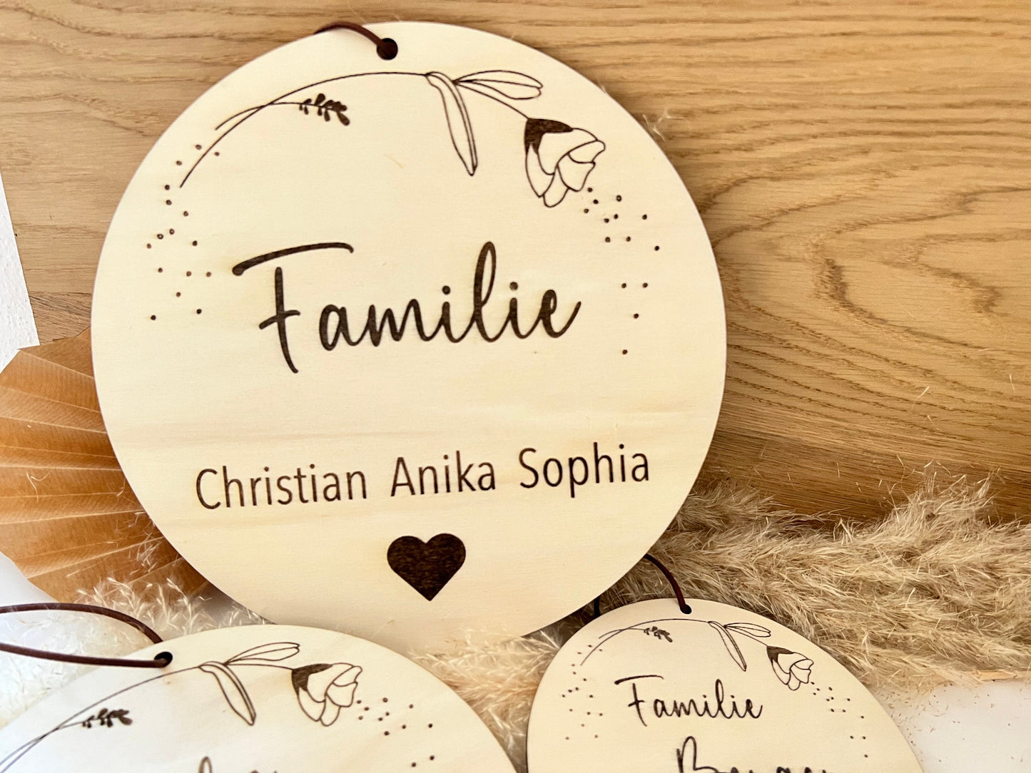 Schild Familie personalisiert
