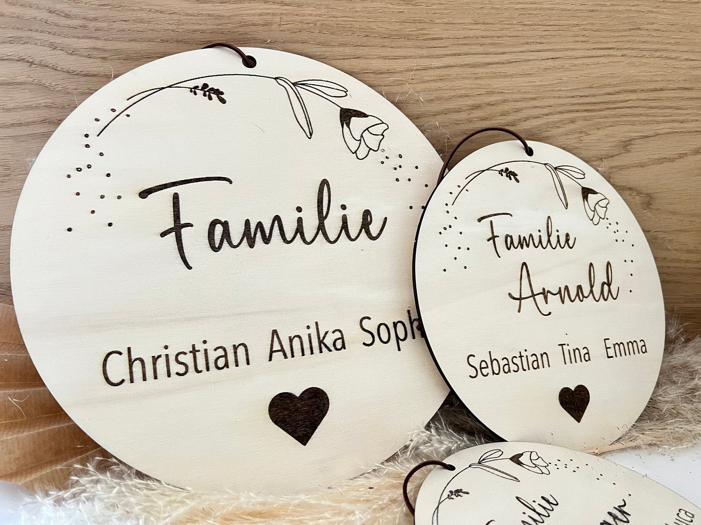 Schild Familie personalisiert