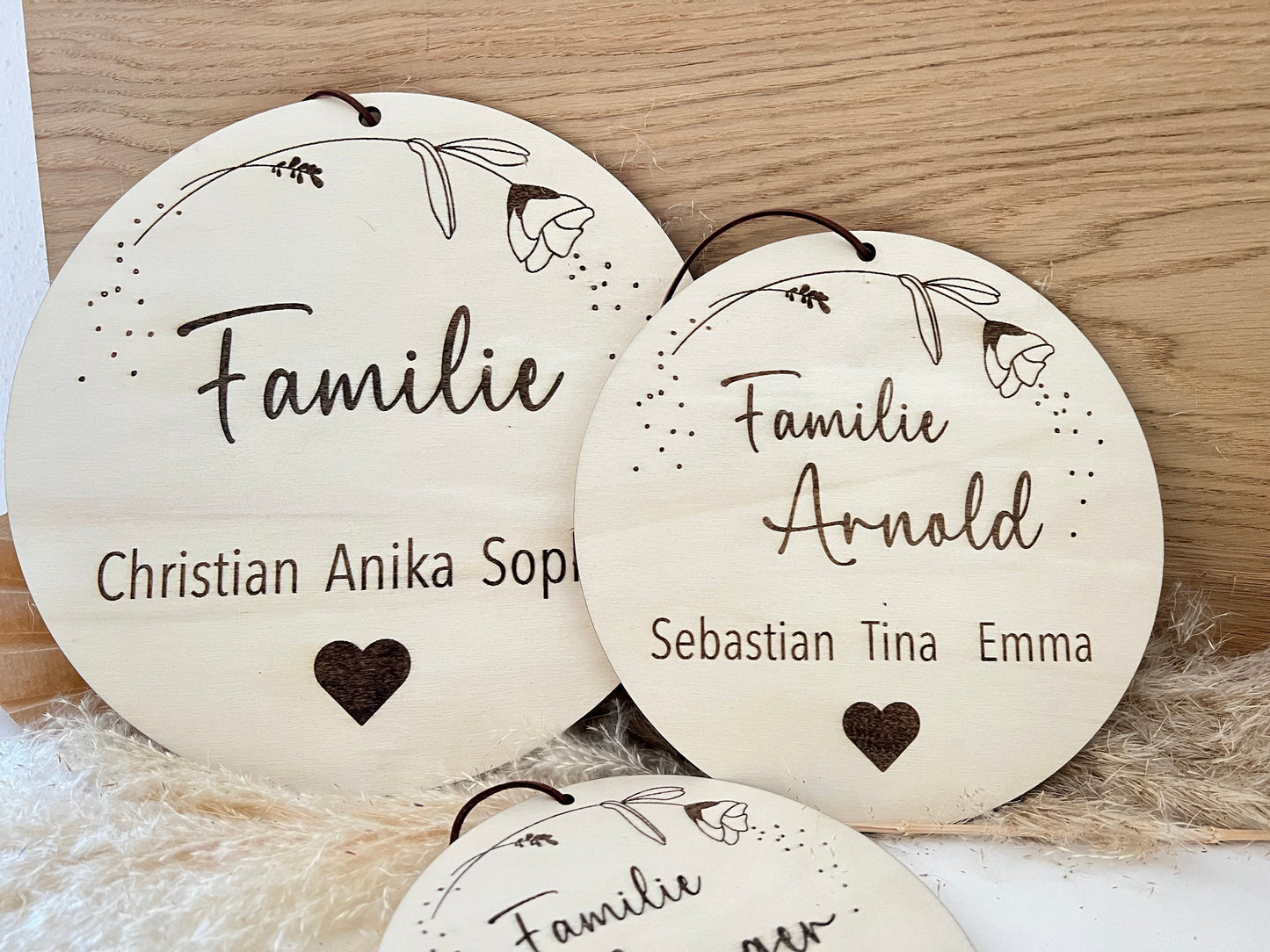 Schild Familie personalisiert