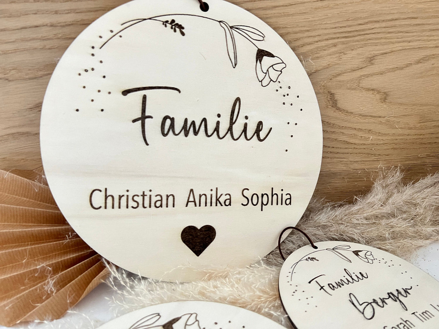 Schild Familie personalisiert