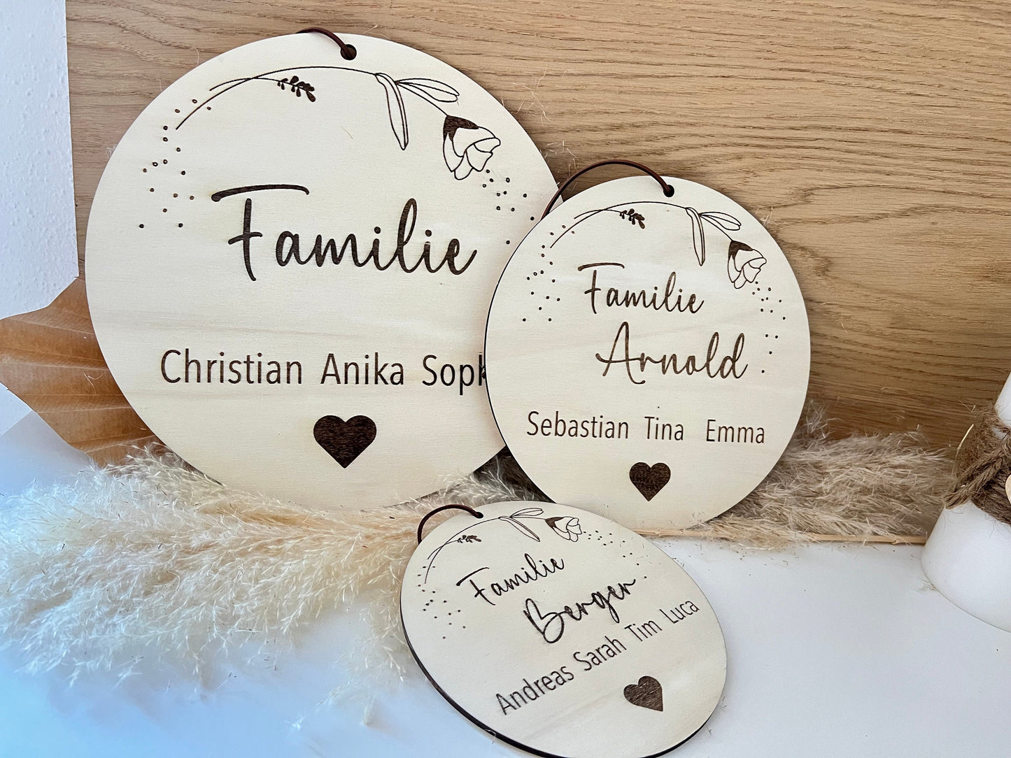 Schild Familie personalisiert
