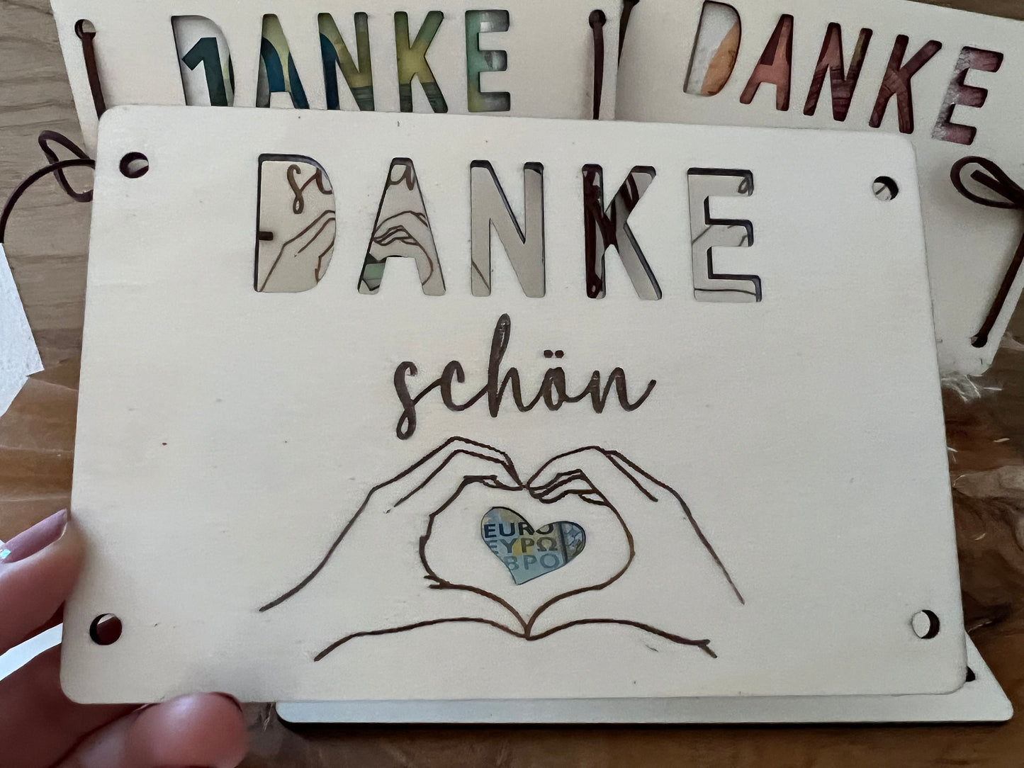 Cash gift thank you for your help