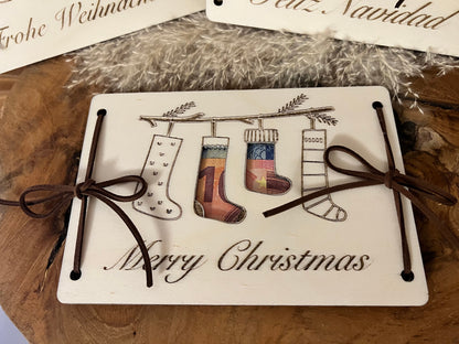 cash gift "Merry Christmas"